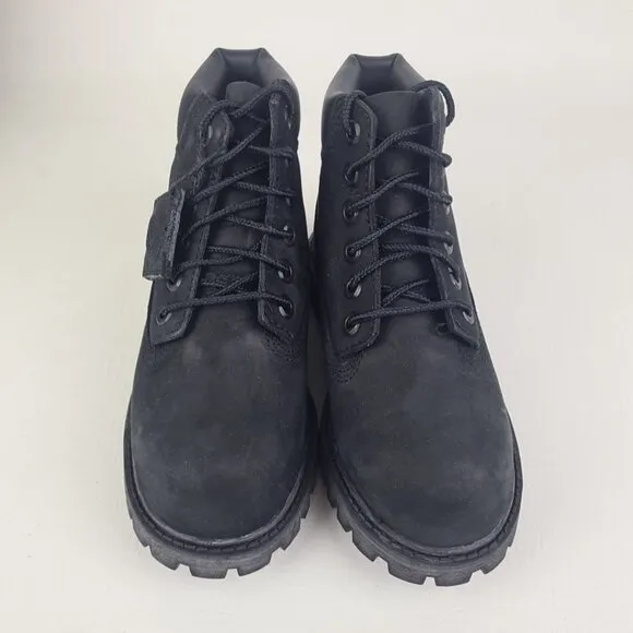 Timberland 6 In Premium Toddler Boots  Black Nubuck Outdoors