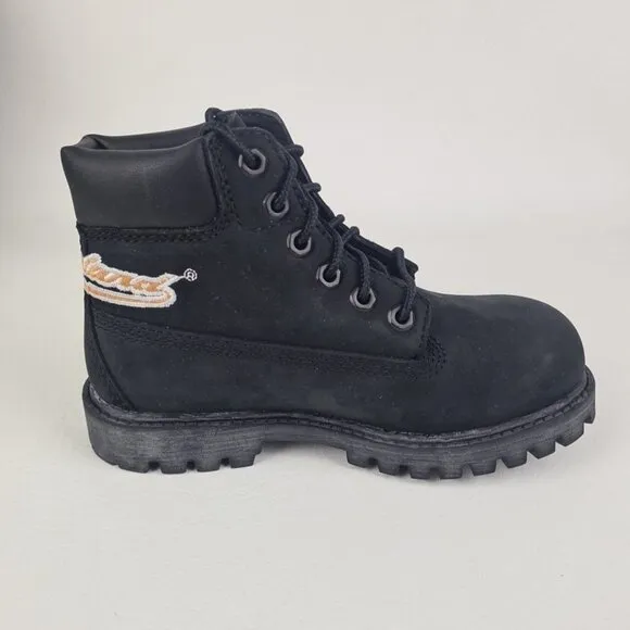 Timberland 6 In Premium Toddler Boots  Black Nubuck Outdoors