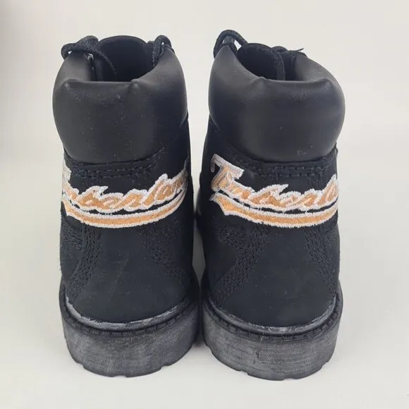 Timberland 6 In Premium Toddler Boots  Black Nubuck Outdoors