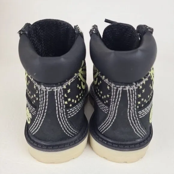 Timberland 6In Classic TODDLER Boots Outdoor Black Casual Leather