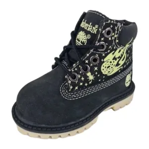 Timberland 6In Classic TODDLER Boots Outdoor Black Casual Leather