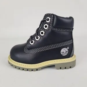 Timberland 6In Classic  TODDLER Casual Boots Outdoors Black Leather