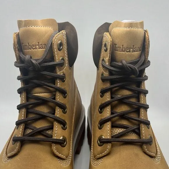 Timberland Arbor Road Waterproof Lace up wheat full grain Boot- Men size 8 - NWB