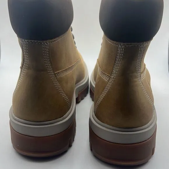 Timberland Arbor Road Waterproof Lace up wheat full grain Boot- Men size 8 - NWB