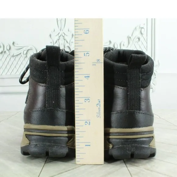 Timberland Back Road Leather Waterproof Insulated Hiking Boots Size 4.5 Youth