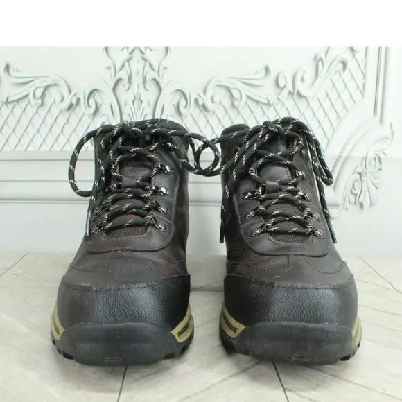 Timberland Back Road Leather Waterproof Insulated Hiking Boots Size 4.5 Youth