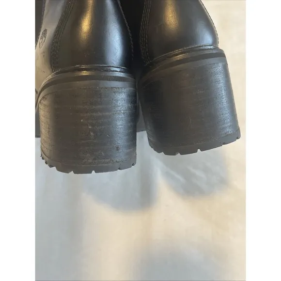 Timberland Black Leather Womens 9 Sienna High Fashion Boots $225