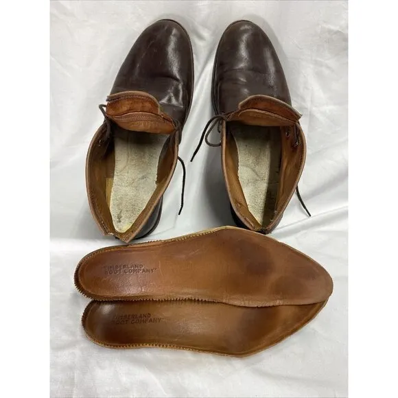 Timberland Boot Company Wodehouse 75509 Brown Leather Chukka Boots Mens Size 9