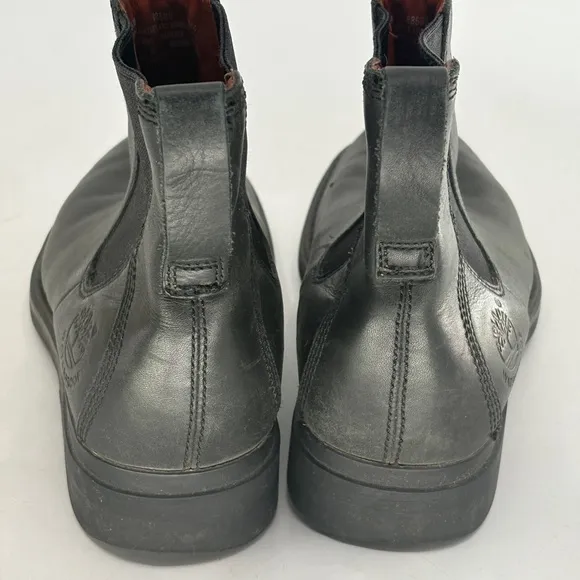 Timberland Boots‎ Chelsea Mt Washington Men Size 8.5 Black Leather Waterproof