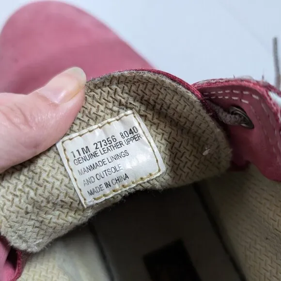 Timberland Boots Nellie size 11 Pink