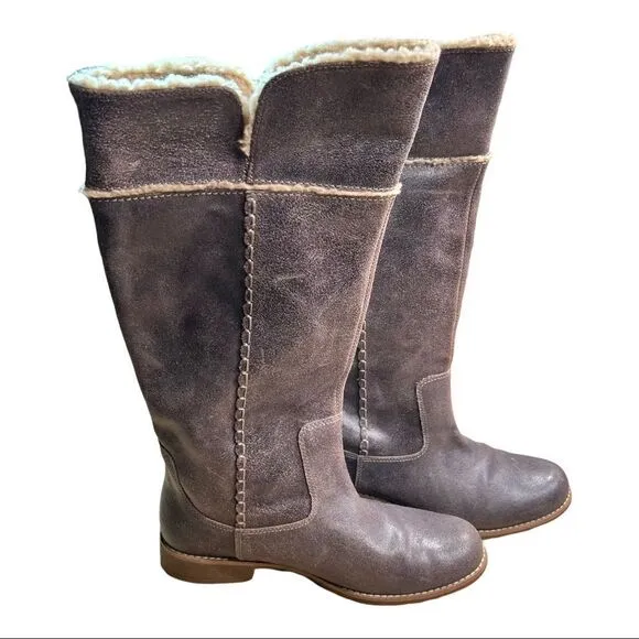 Timberland Boot Sz 8.5 Warm Brown Leather Women
