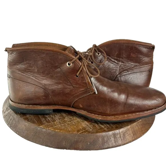 Timberland Chukka Boots Men Size 11 Wodehouse 75509 Brown Leather Ankle