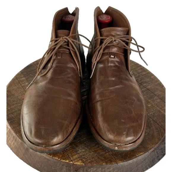 Timberland Chukka Boots Men Size 11 Wodehouse 75509 Brown Leather Ankle