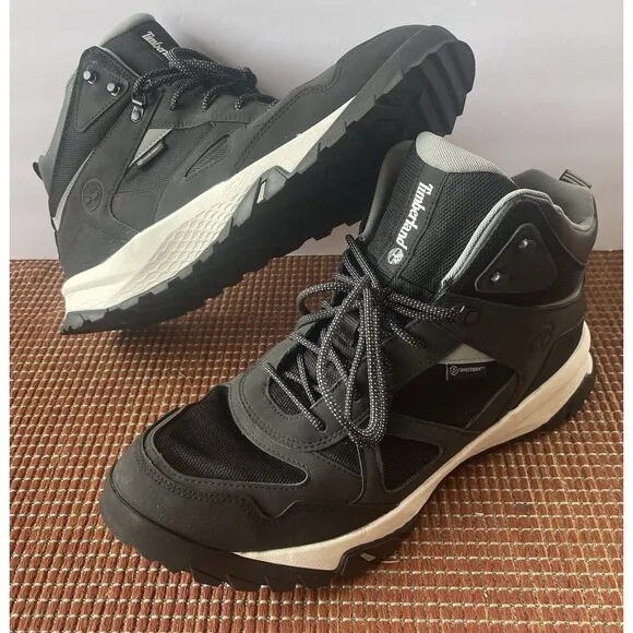 Timberland Lincoln Peak Waterproof Hiking Boots Black Men Size 13 A2Dz2 NWOB