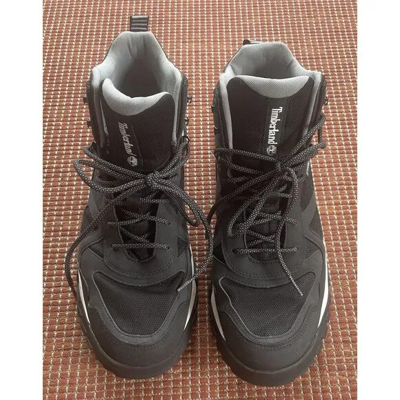 Timberland Lincoln Peak Waterproof Hiking Boots Black Men Size 13 A2Dz2 NWOB