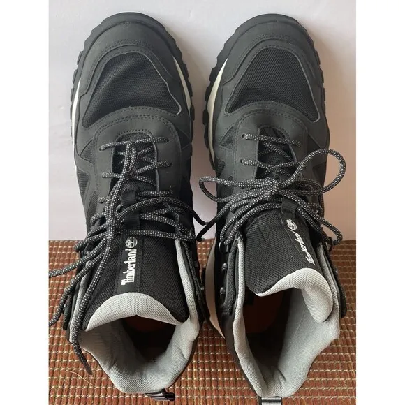 Timberland Lincoln Peak Waterproof Hiking Boots Black Men Size 13 A2Dz2 NWOB
