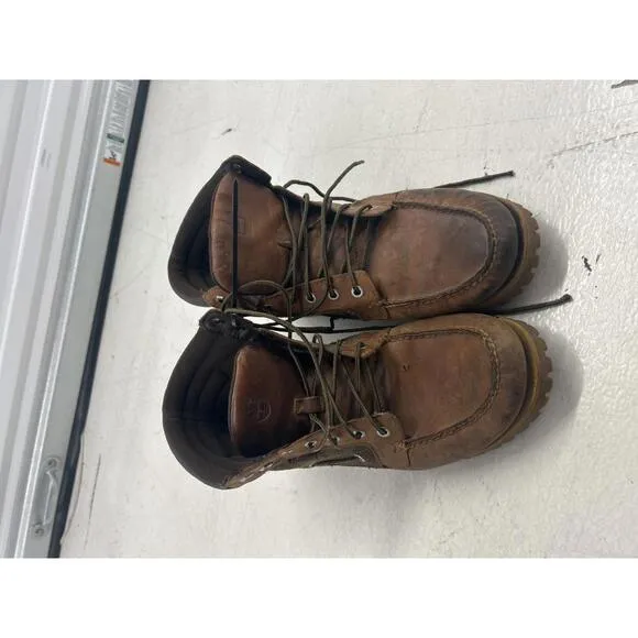 Timberland Men's Brown Leather Work Boots