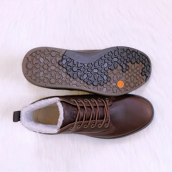 Timberland Men’s Davis Square Waterproof Warm Lined Chukka Boots