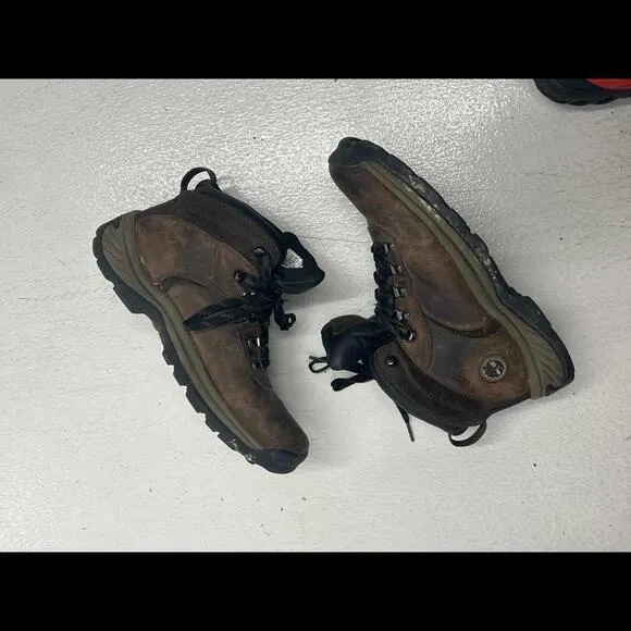 Timberland Men's Hiking Boots - Durable Brown Work Boot