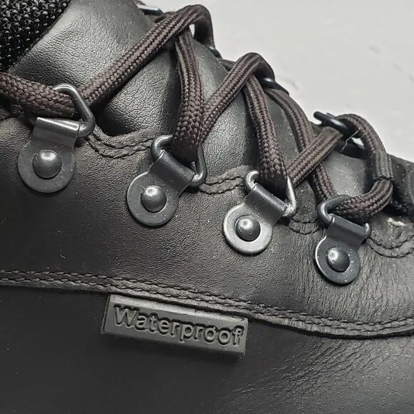 Timberland Men’s White Ledge Waterproof Hiking Boots Black Mens Size 10