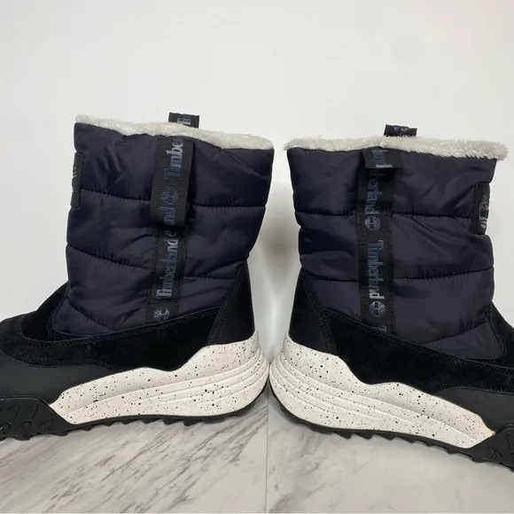 Timberland Moriah Range Insulated Pull On Black Boot 8 1/2