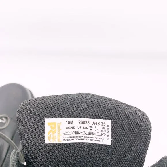 Timberland Pro 6 Inch Direct Attach Waterproof Insulated Work Boots Men's Black