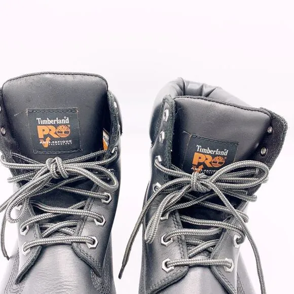 Timberland Pro 6 Inch Direct Attach Waterproof Insulated Work Boots Men's Black
