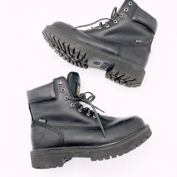 Timberland Pro 6 Inch Direct Attach Waterproof Insulated Work Boots Men's Black
