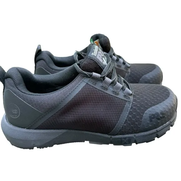 Timberland PRO Women's black Composite Safety-Toe Work shoes size 6.5 PRO589
