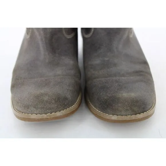 Timberland Shoreham Fold Down Boots Genuine Leather Slate Grey 7 Women’s
