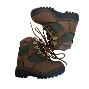 Timberland Unisex Baby Size 5 Lace Up Brown Field Boots Outdoor New NIB #044892
