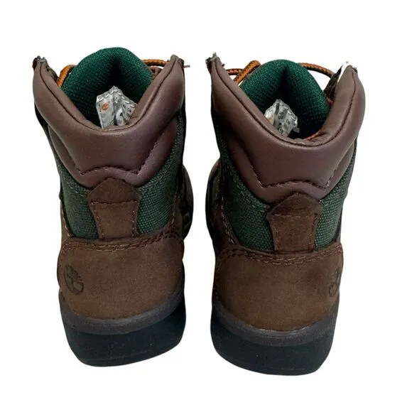 Timberland Unisex Baby Size 5 Lace Up Brown Field Boots Outdoor New NIB #044892