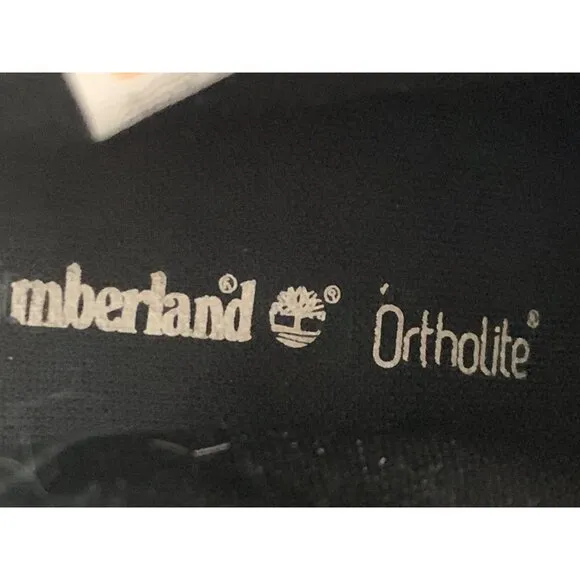 Timberland Women Defender Ortholite Black Lace-Up Boots Size 8.5 7317 3.5&quot; heel