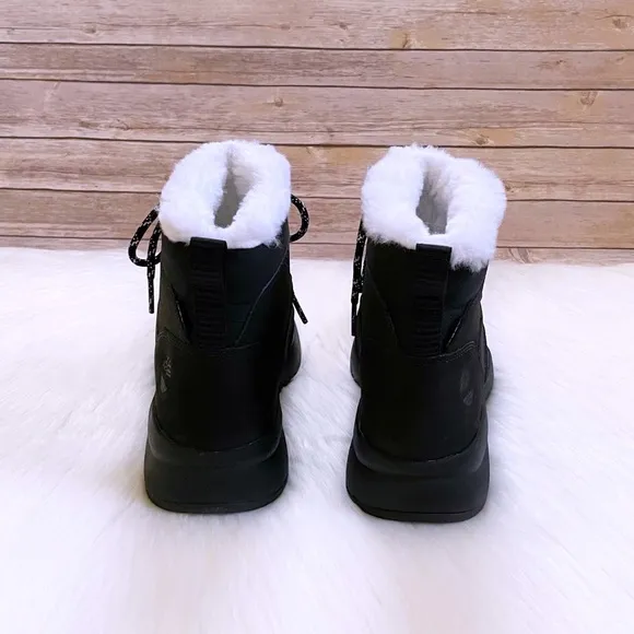 Timberland Women’s Boroughs Project Black Waterproof Winter Pull On Boots