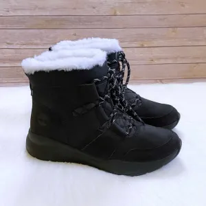 Timberland Women’s Boroughs Project Black Waterproof Winter Pull On Boots