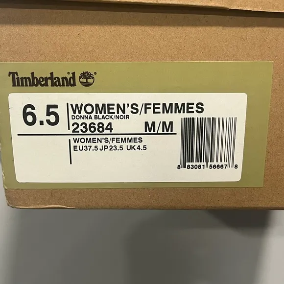 Timberland Women’s Donna Leather Ankle Boots | Size 6.5 | NIB