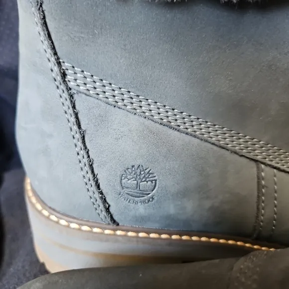 Timberland Women's Gray Fur-Lined Boots