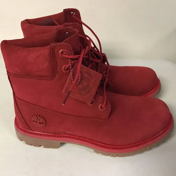 Timberland Women's  SIZE 7.5 Premium 6” Waterproof &quot;Ruby Nubuck&quot; Boots