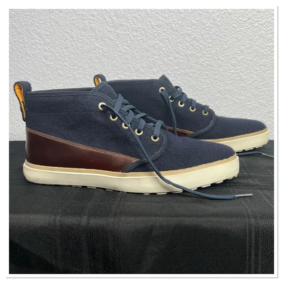 TIMBERLAND Woolrich Abington Haley Navy Chukka Boot Men – Blue Sz 10