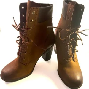 🥾Timberland “Glancy” Heeled Boots SZ 9