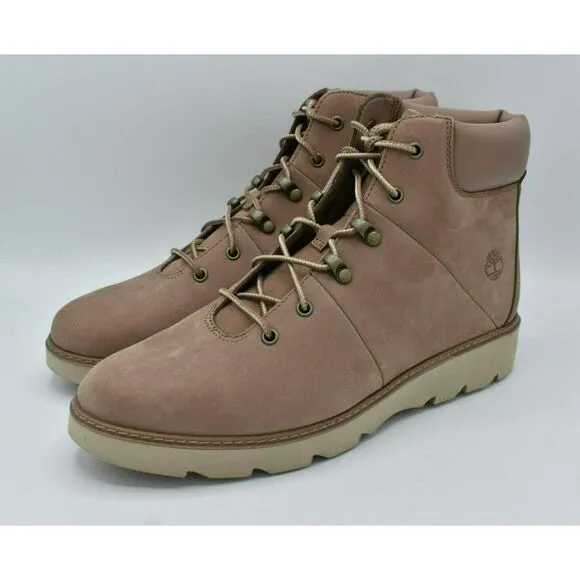 Timberland Womens Size 8 Keeley Field Mid Hiker Light Brown Nubuck Boots Shoes