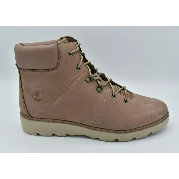 Timberland Womens Size 8 Keeley Field Mid Hiker Light Brown Nubuck Boots Shoes