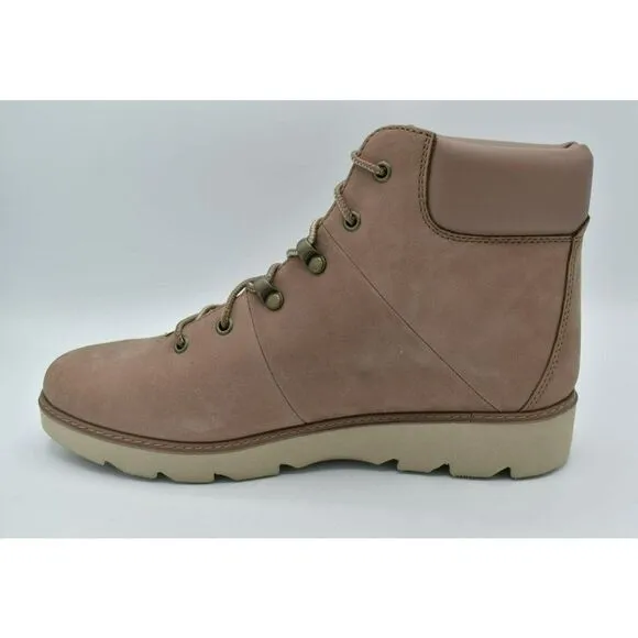 Timberland Womens Size 8 Keeley Field Mid Hiker Light Brown Nubuck Boots Shoes