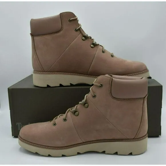 Timberland Womens Size 8 Keeley Field Mid Hiker Light Brown Nubuck Boots Shoes