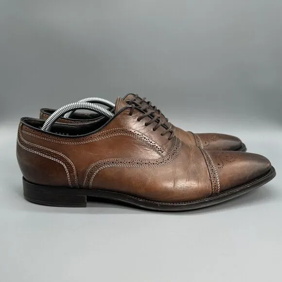 To Boot New York Adam Derreck Men 11 Boots Brown Oxfords Derby Dress Shoes Italy