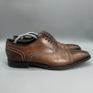 To Boot New York Adam Derreck Men 11 Boots Brown Oxfords Derby Dress Shoes Italy