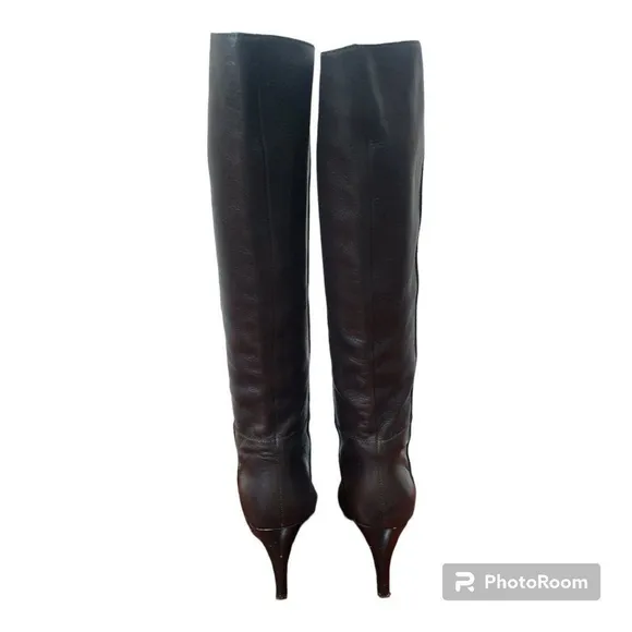 Tods Zeppa Wedge Boots Womens Tall Brown size EU 37/USA 6,5