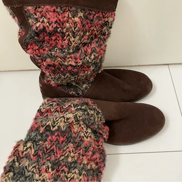 Toms Burgundy Calf Winter Boots Shoes