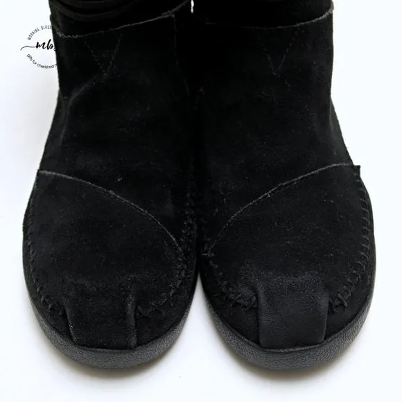 Toms Nepal Suede Boots Black Women Size 11