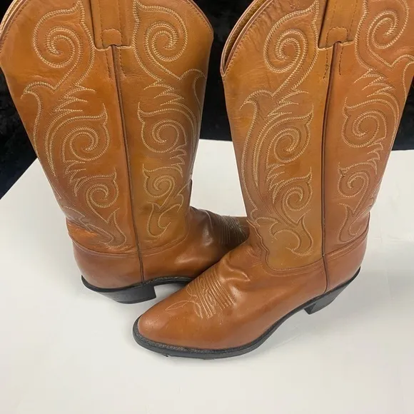 tony lama womens size 6.5 medium,‎ style BVL1921, brown